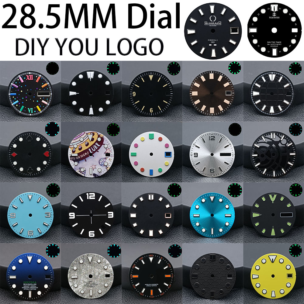 Diy Electronics Watch - 28.5mm 다이얼 직경 N H35/NH36 무브먼트