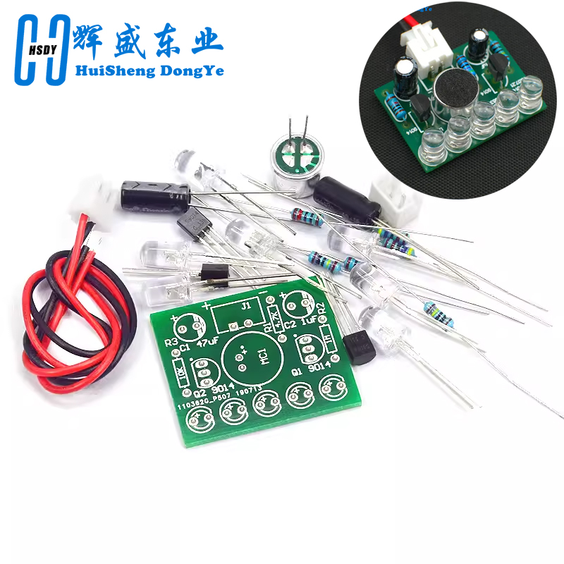 Diy Electronics Learning Kit - 3V-5.5V 음성 활성화 제어 램프 LED