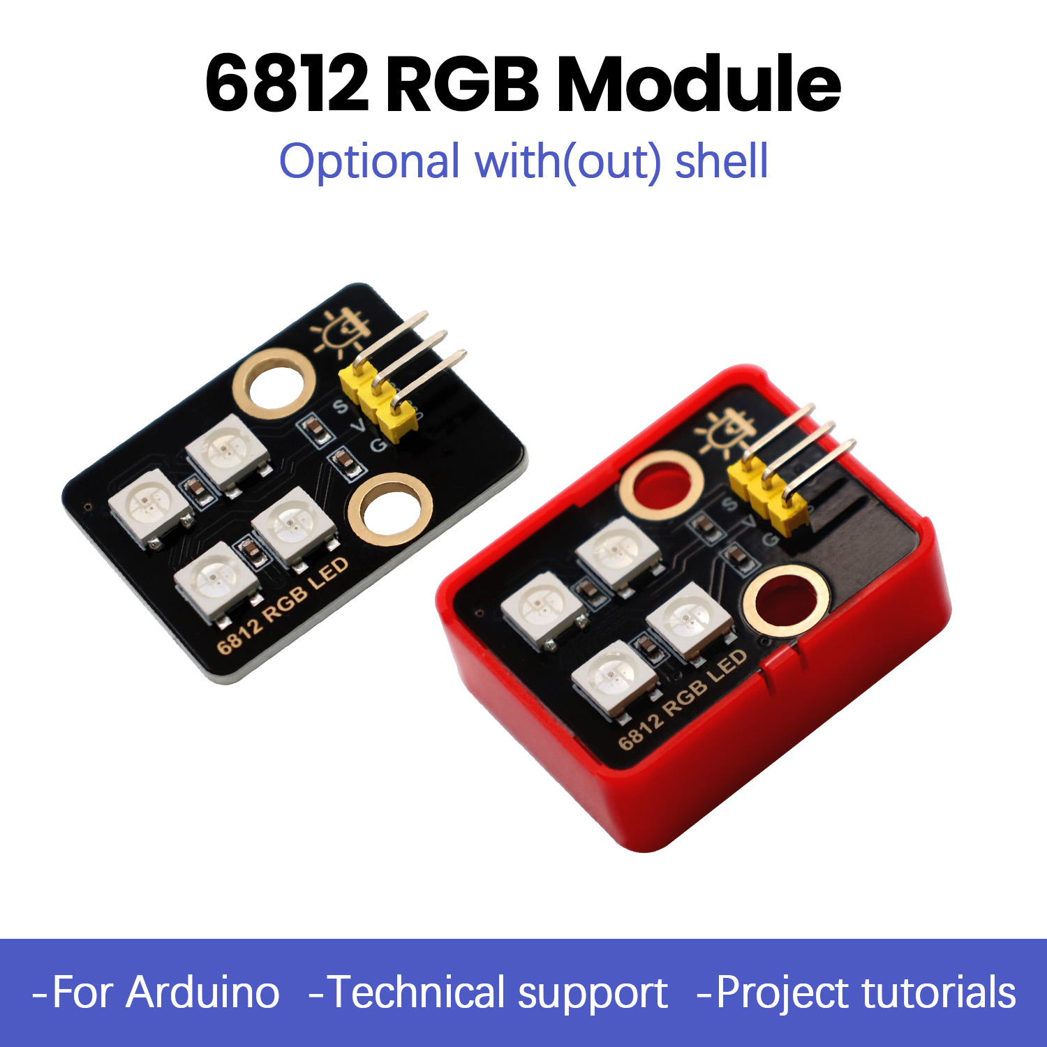Diy Lego Electronics - Arduino 용 Keyestudio 6812 RGB 모듈