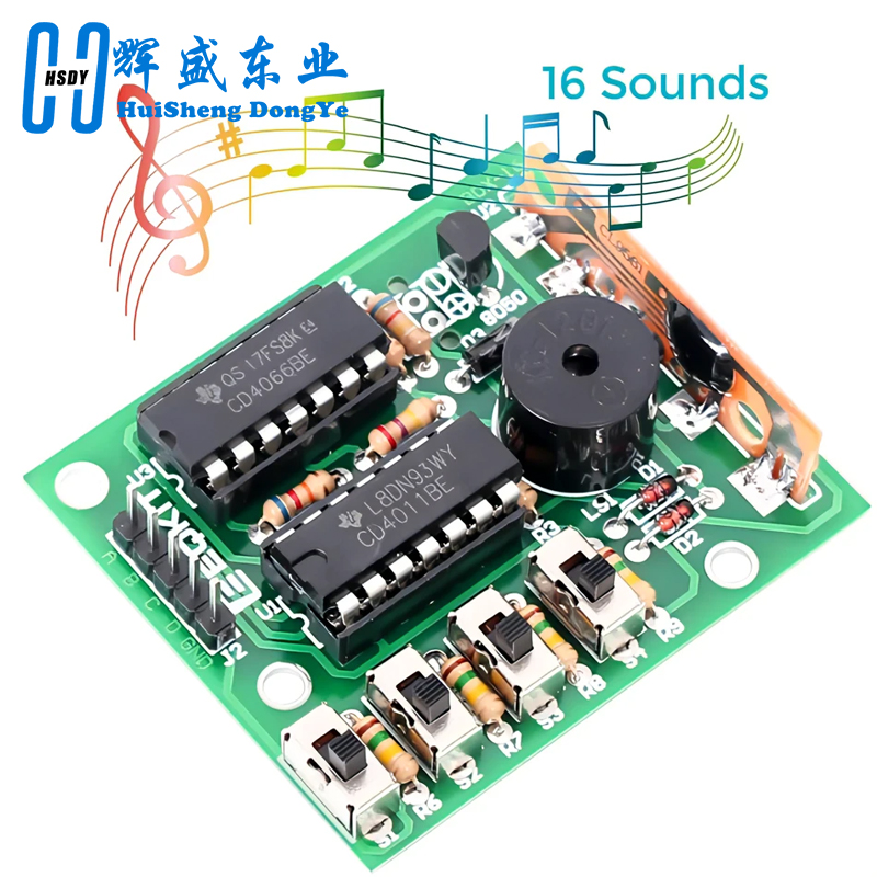 Diy Electronics Learning Kit - 16 뮤직 사운드 박스 박스-16 보드,