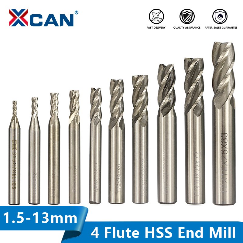 Diy Cnc Router Electronics - XCAN HSS 밀링 커터 4 플루트