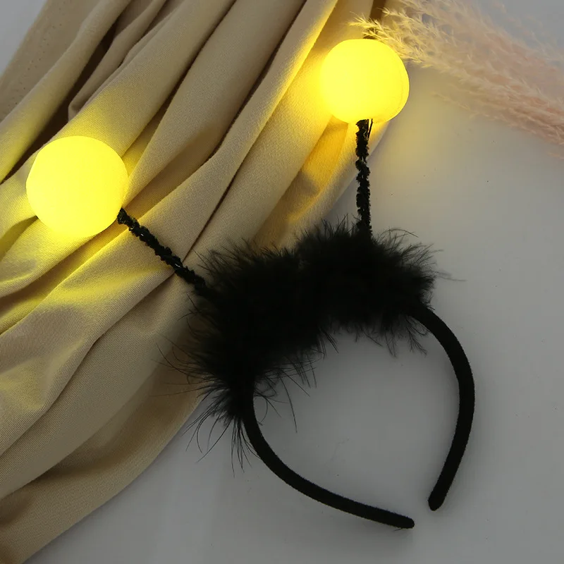 Diy Halloween Electronics - 깜박이는 깃털 꿀벌 안테나 공 LED