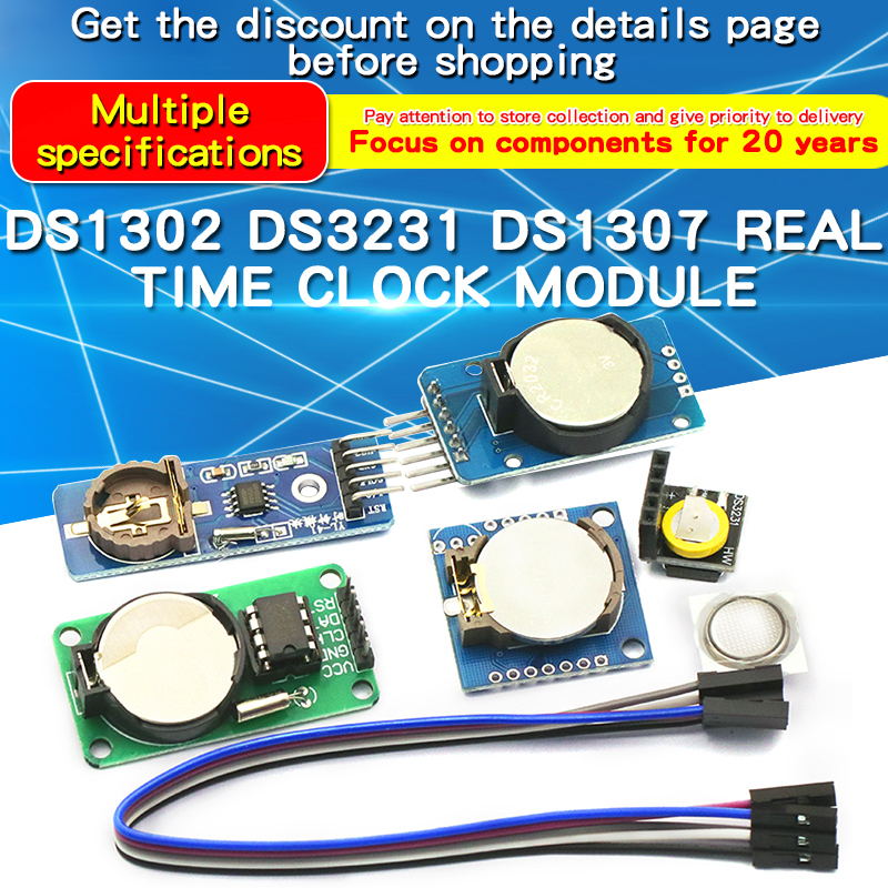 Rtc Module Ds3231 - 1PCS DS1302/DS1307/PCF8563/DS3231 AT24C32 I2C IIC 메모리