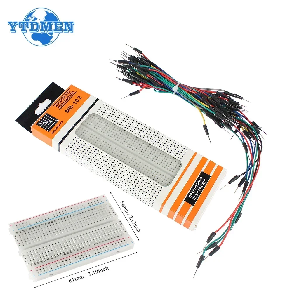 Breadboard Jumper Wire - MB-102 브레드보드 400 830 포인트 솔더리스