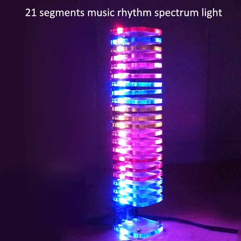 Diy Electronics Market - 라이트 큐브 LED 음악 리듬 스펙트럼