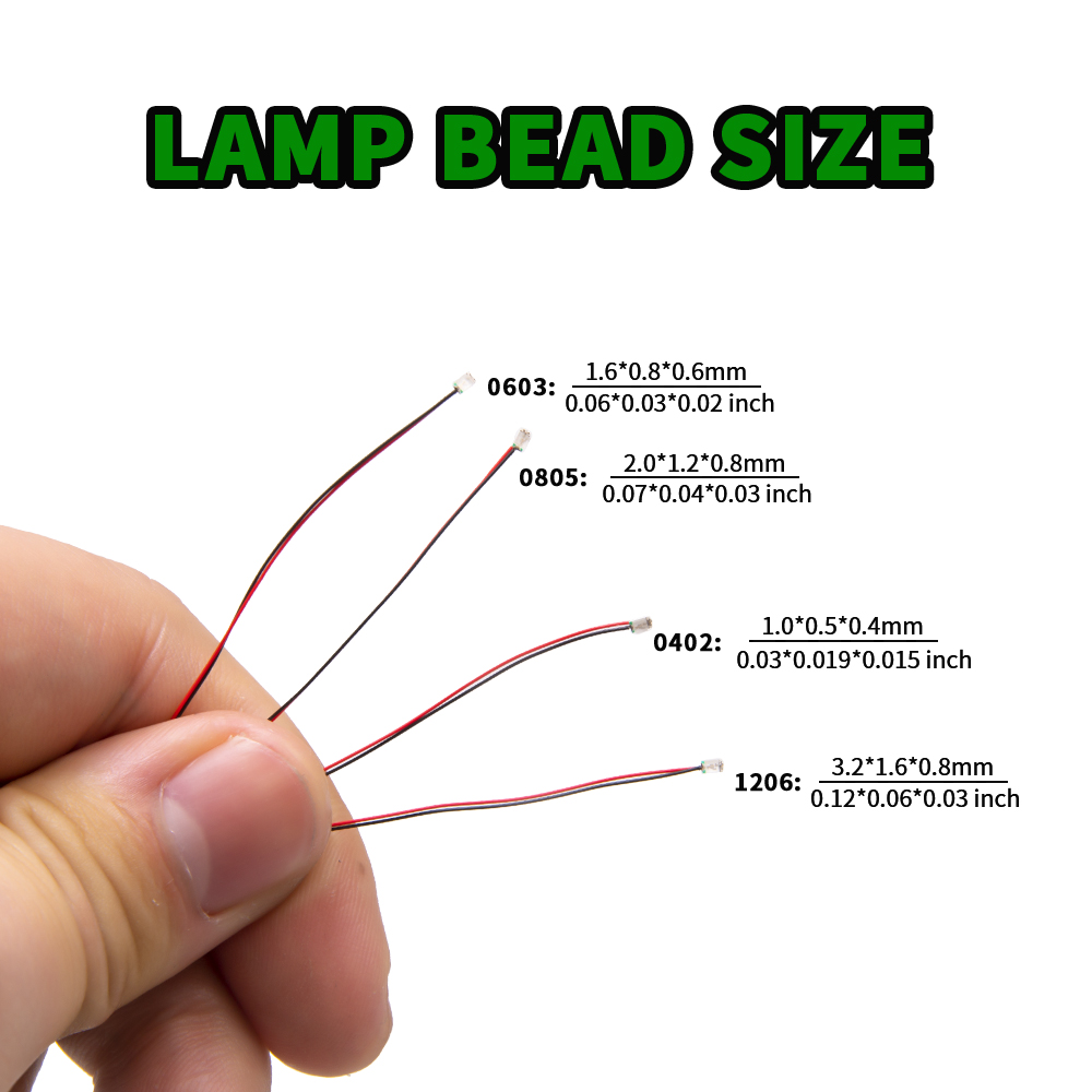 Diy Electronics Components Kit - 10개/세트 마이크로 LED 램프 칩 3V