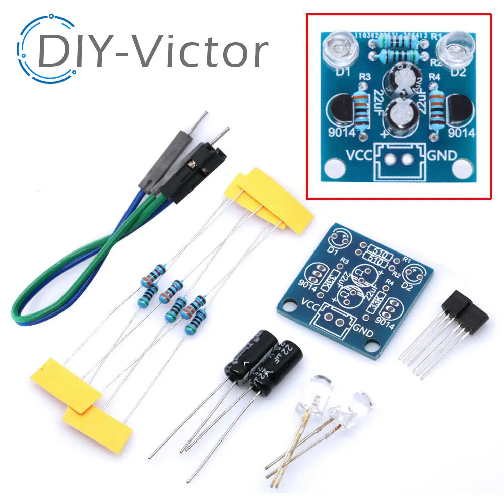 Diy Electronics Components Kit - MHT11 간단한 5MM LED 플래시 DIY