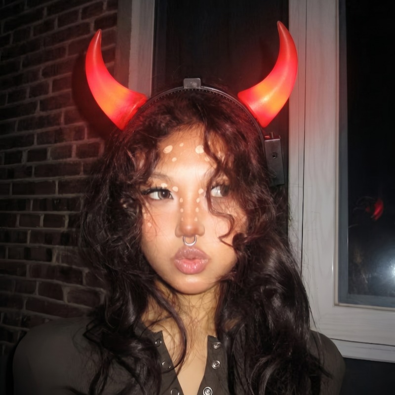 LED 악마 뿔 머리띠 라이트 업 레드 데몬 헤어밴드  - Diy Halloween Electronics 리뷰 및 가격