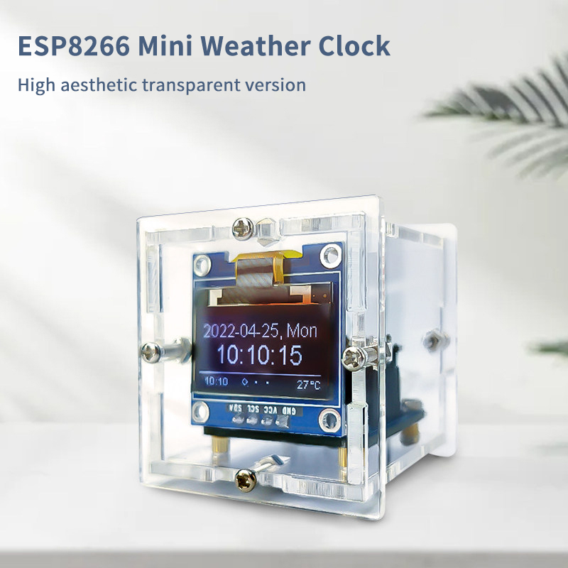 ESP8266 미니 날씨 시계 키트 DIY 납땜 프로젝 - Useful Diy Electronics 리뷰 및 가격