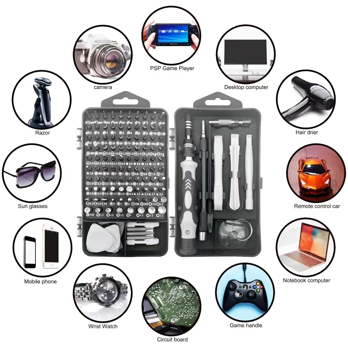 115in1 드라이버 비트 세트, 고경도, 전기 드릴/ - Diy Electronics Components Kit 리뷰 및 가격
