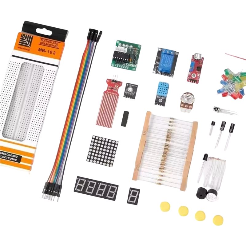 스테퍼 모터 학습 세트가 포함된 Arduino UNO  - Diy Electronics Learning Kit 리뷰 및 가격