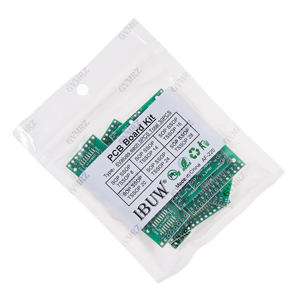 30PCS 6가지 값 SOP SSOP TSSOP PCB - Pcb Etching Kit 리뷰 및 가격