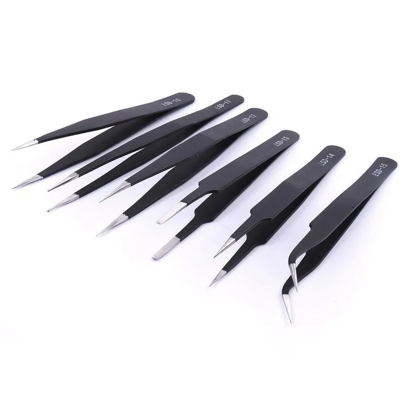 VETUS 정전기 방지 스테인레스 스틸 핀셋 Set6P - Diy Electronics Repair 리뷰 및 가격