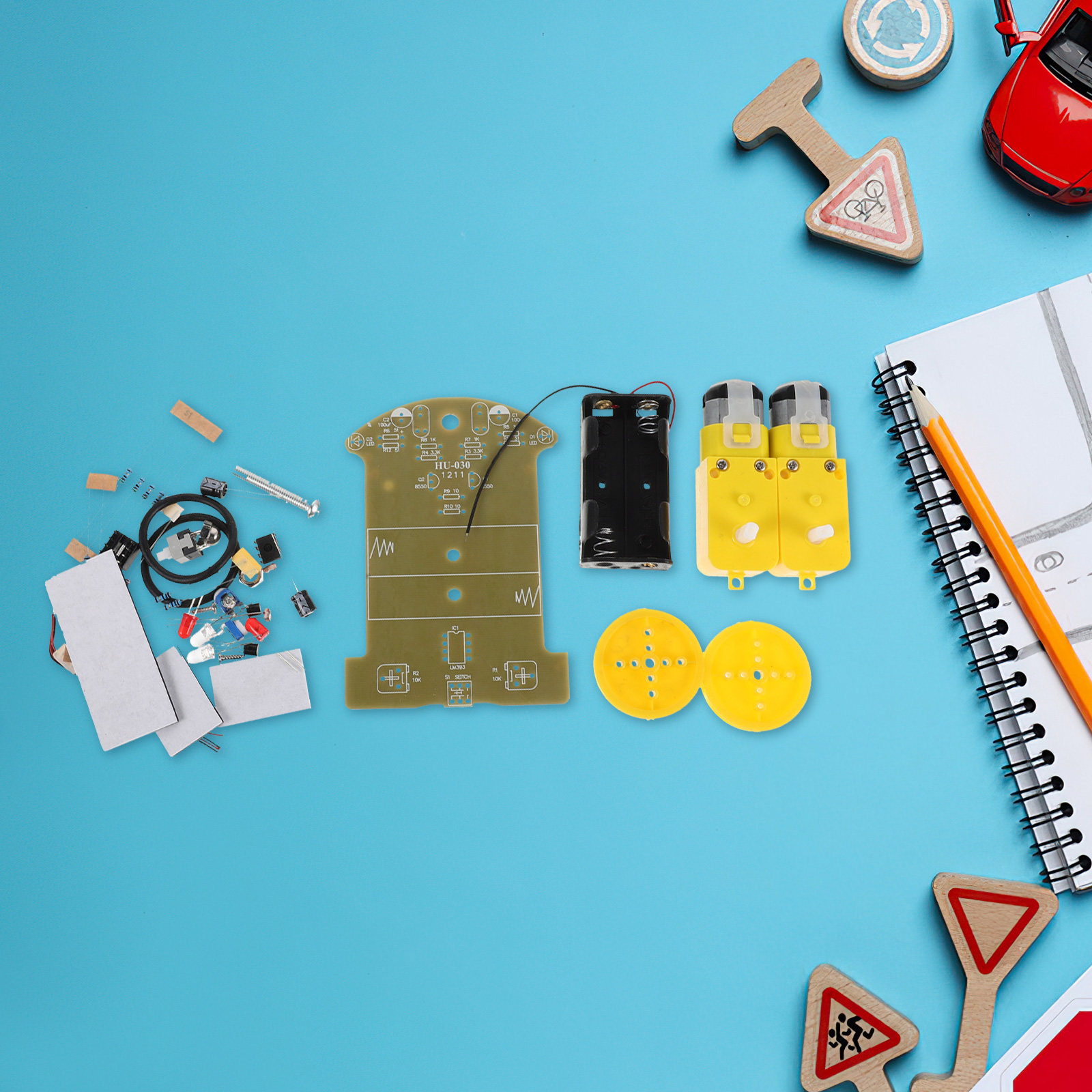 1세트 스템 로봇 자동차 키트, 라인 따라가는 지능형  - Diy Electronics Learning Kit 리뷰 및 가격