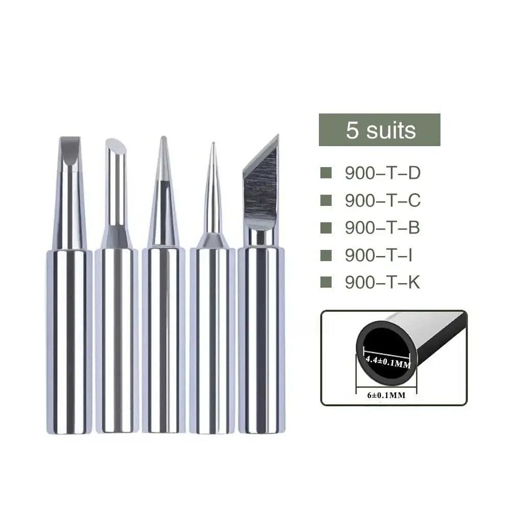 5Pcs/10Pcs 900M-T 납땜 인두 팁 전기 납 - Diy Electronics Repair 리뷰 및 가격