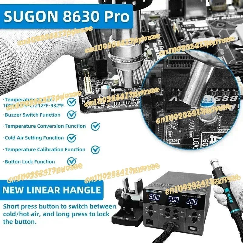 2025 2024 SUGON 8630Pro 1300W  - Hot Air Rework Station 리뷰 및 가격
