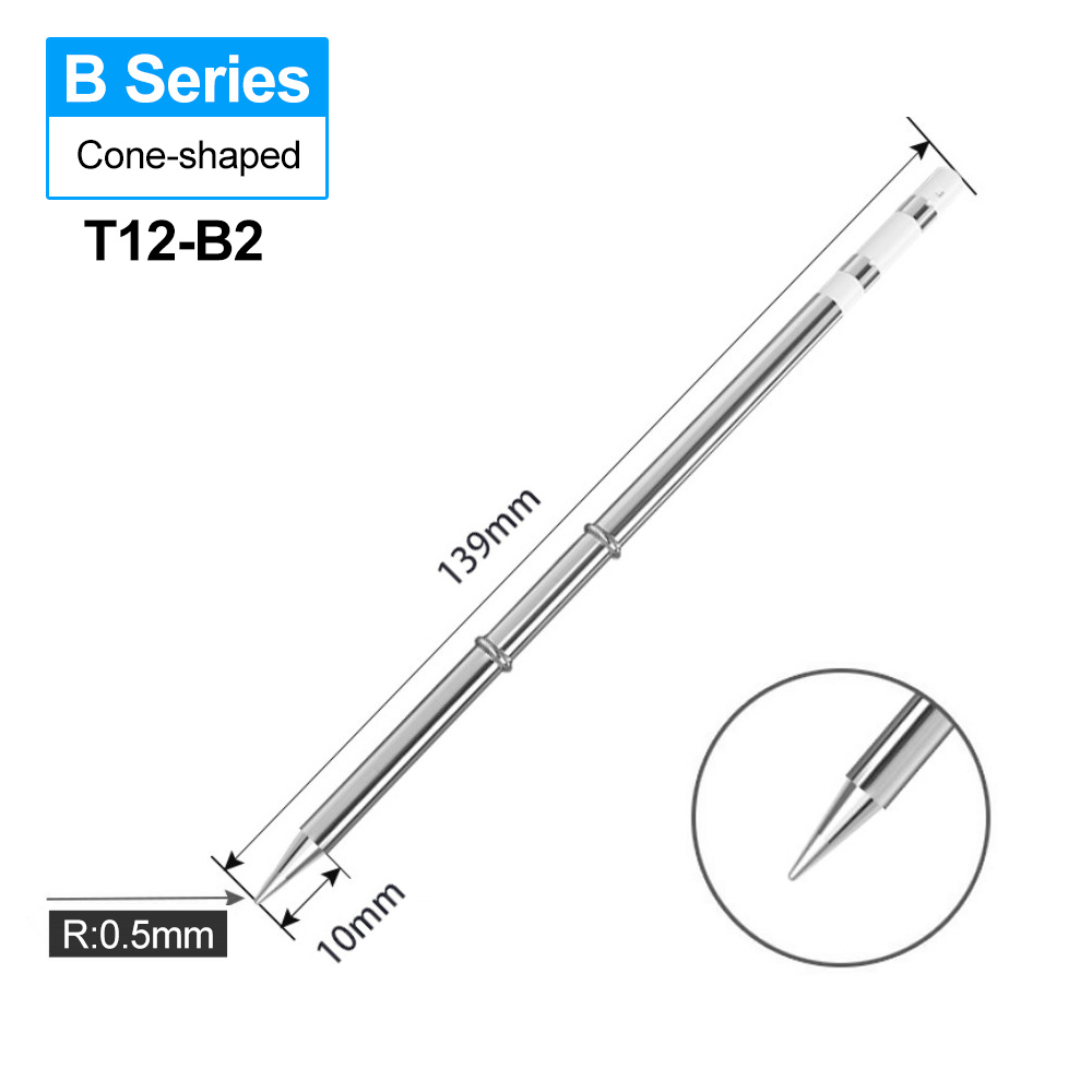 T12 콘형 납땜 인두 팁 T12-B T12-B2 T1 - Useful Diy Electronics 리뷰 및 가격