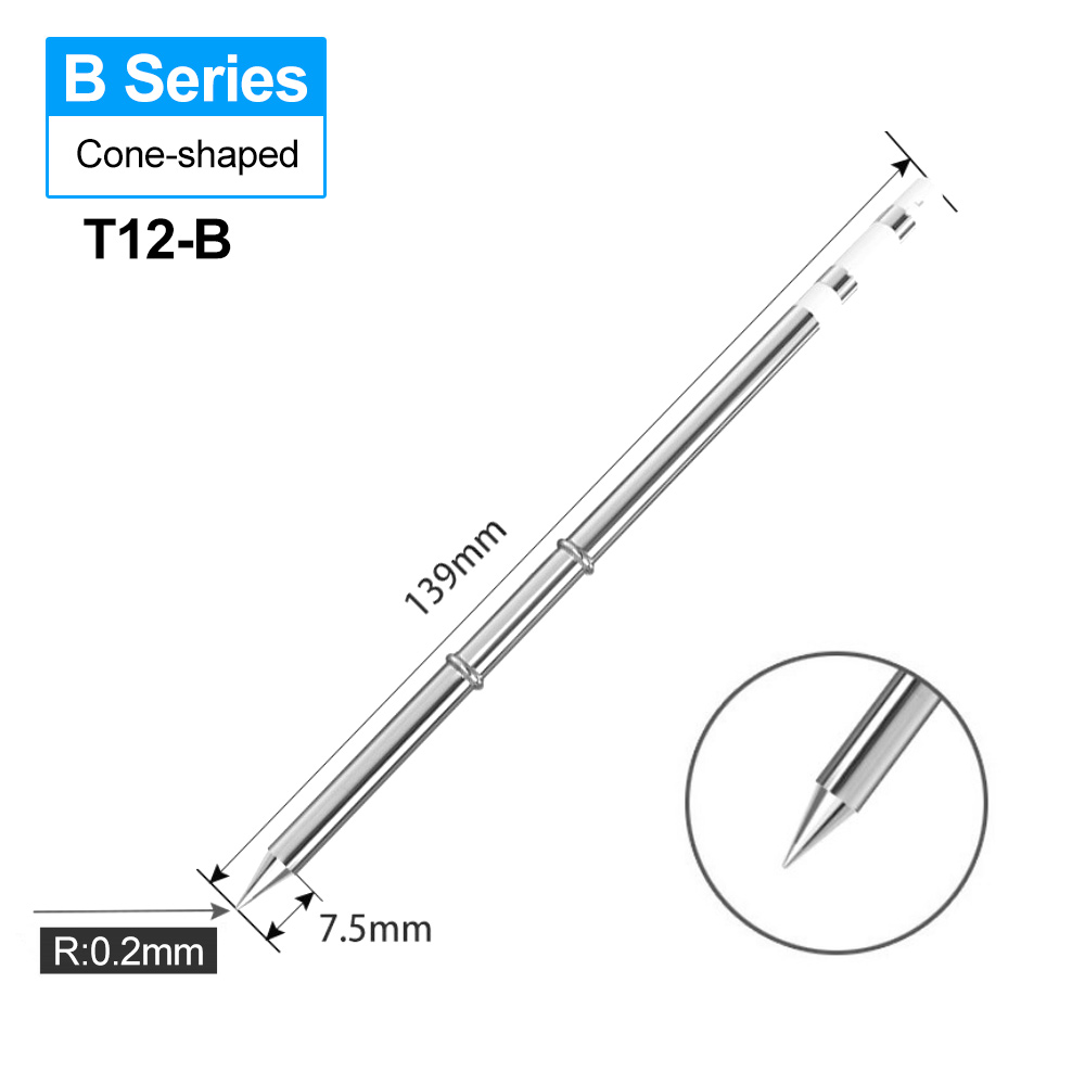 T12 콘형 납땜 인두 팁 T12-B T12-B2 T1 - Useful Diy Electronics 리뷰 및 가격