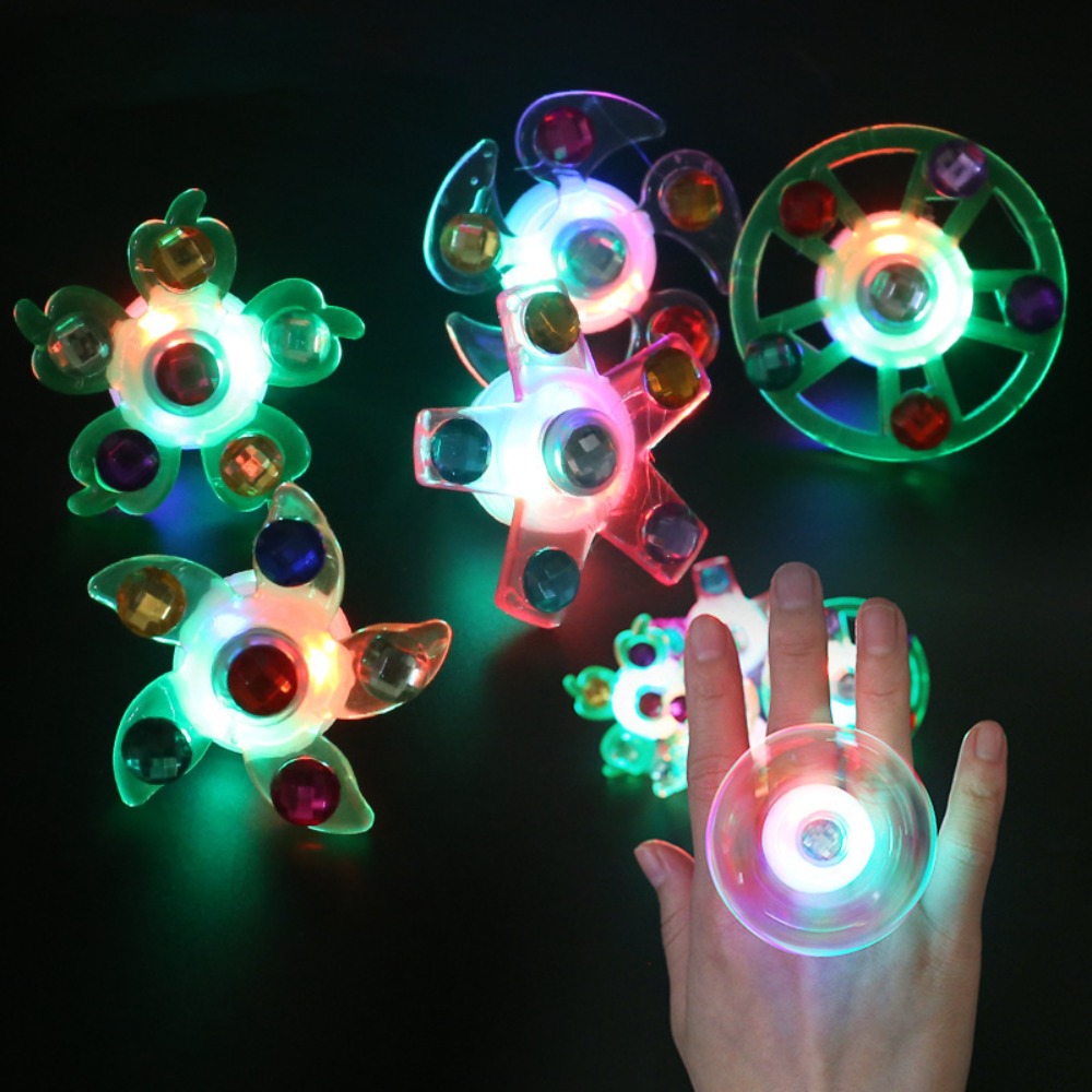 10-30Pcs LED 빛나는 반지 회전 탑 아이 생일 - Diy Halloween Electronics 리뷰 및 가격