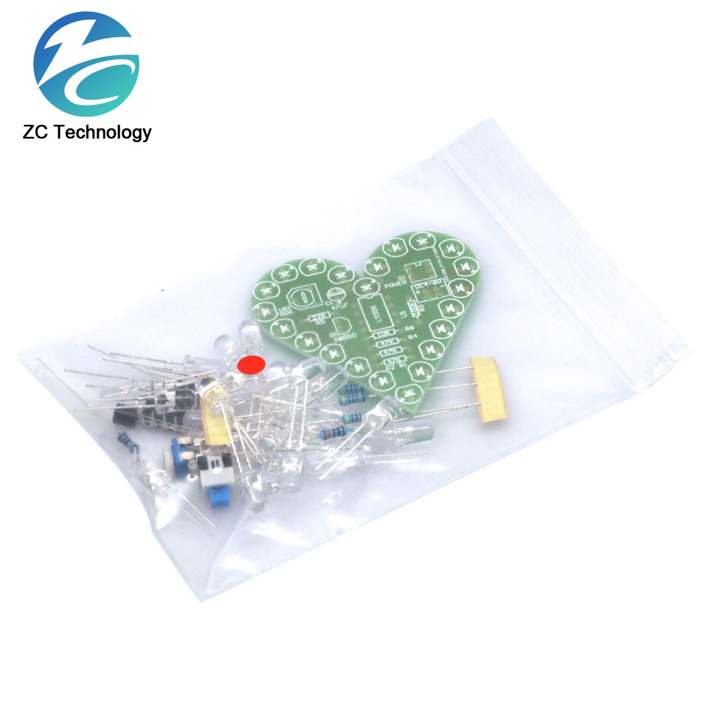DIY 키트 심장 모양 호흡 램프 키트, DC 4V-6 - Diy Electronics Learning Kit 리뷰 및 가격
