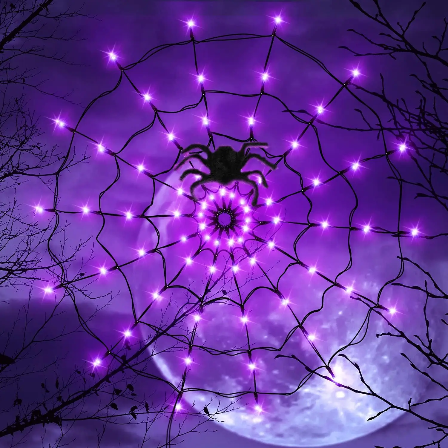할로윈 LED 스트링 라이트 거미줄 유령 축제 분위기  - Diy Halloween Electronics 리뷰 및 가격