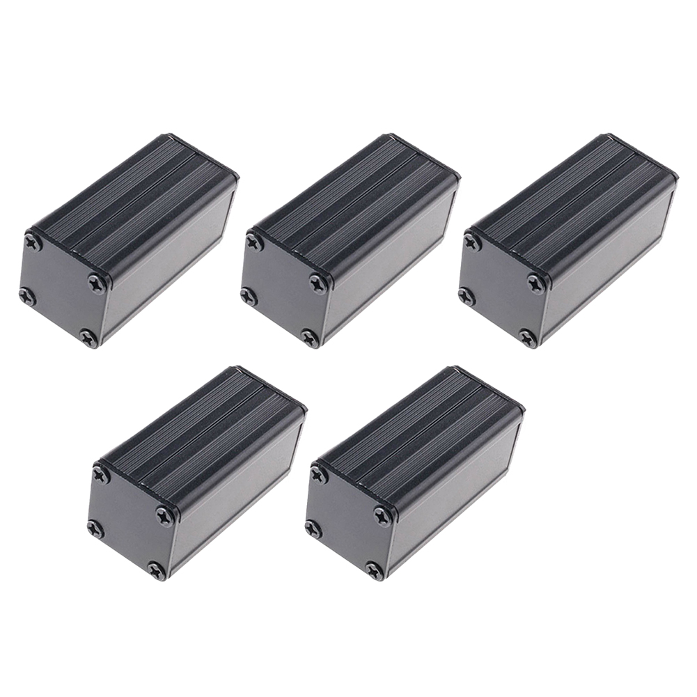 5pcs 압출 PCB 알루미늄 상자 블랙 인클로저 전자 - Diy Enclosure For Electronics 리뷰 및 가격