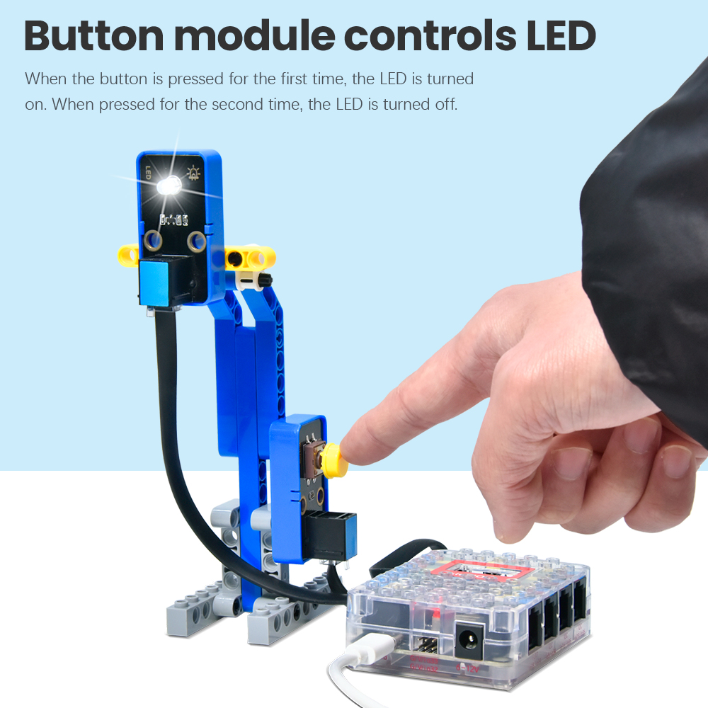 3/5PCS 키즈비츠 STEM 전자 블록 단일 버튼 모 - Diy Lego Electronics 리뷰 및 가격