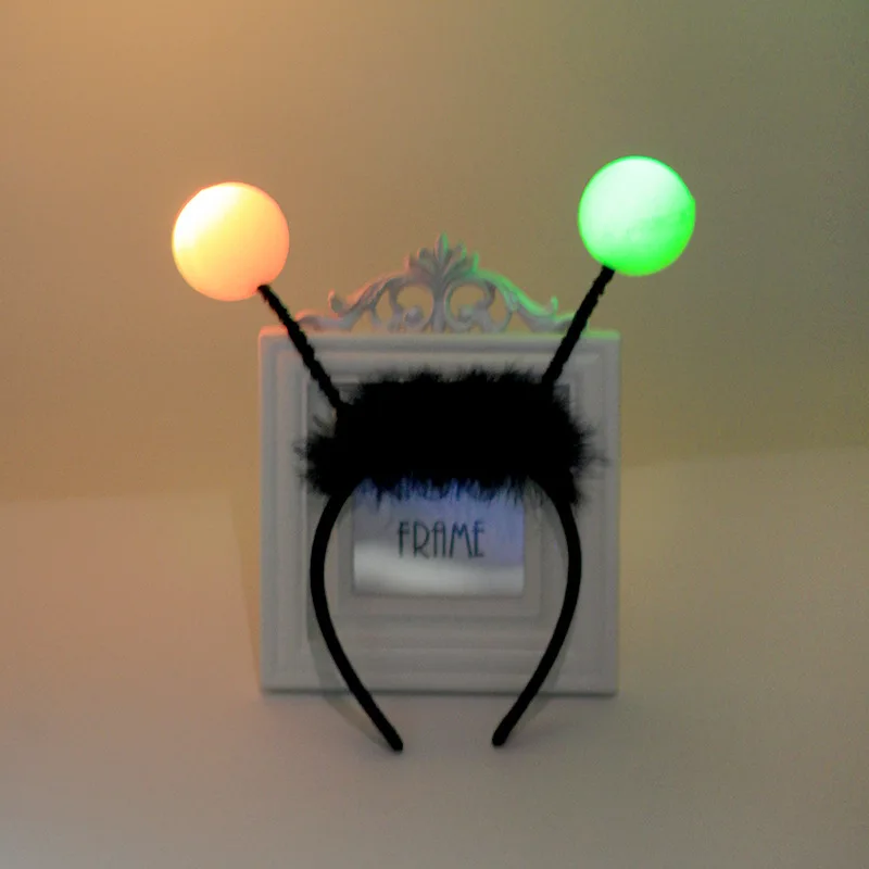 깜박이는 깃털 꿀벌 안테나 공 LED 조명 깜박이는 머 - Diy Halloween Electronics 리뷰 및 가격
