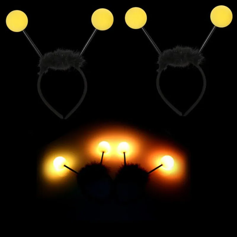 깜박이는 깃털 꿀벌 안테나 공 LED 조명 깜박이는 머 - Diy Halloween Electronics 리뷰 및 가격