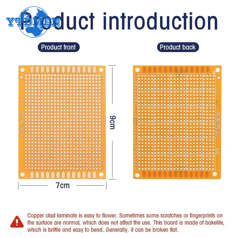 1-20pcs 5x7cm PCB 범용 보드 단일 측면  - Pcb Etching Kit 리뷰 및 가격