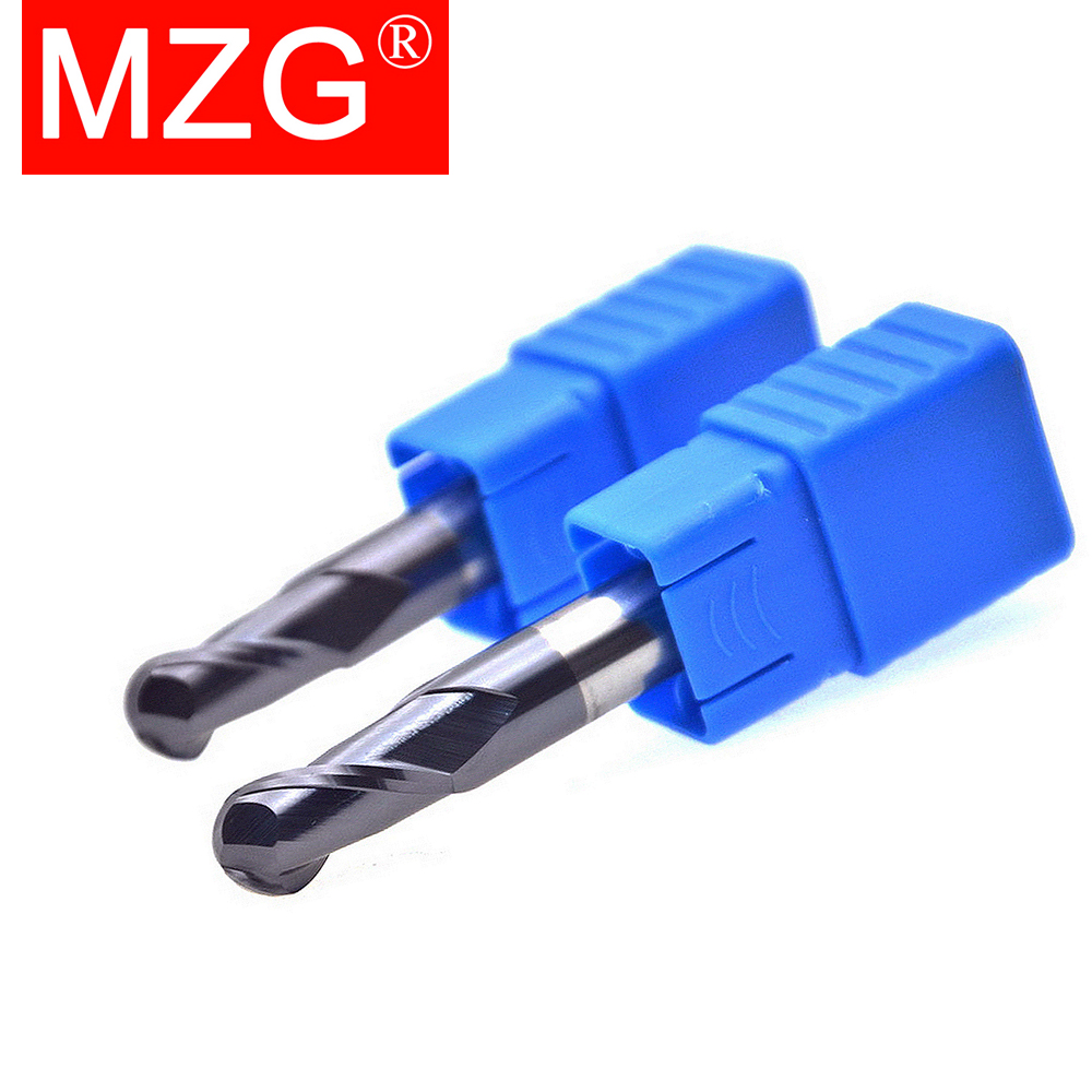 MZG 2 플루트 HRC58 볼 엔드 밀 텅스텐 카바이 - Diy Cnc Router Electronics 리뷰 및 가격