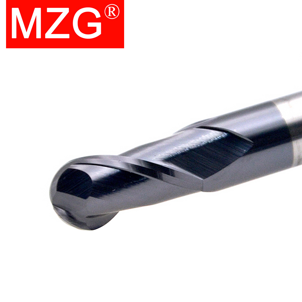 MZG 2 플루트 HRC58 볼 엔드 밀 텅스텐 카바이 - Diy Cnc Router Electronics 리뷰 및 가격