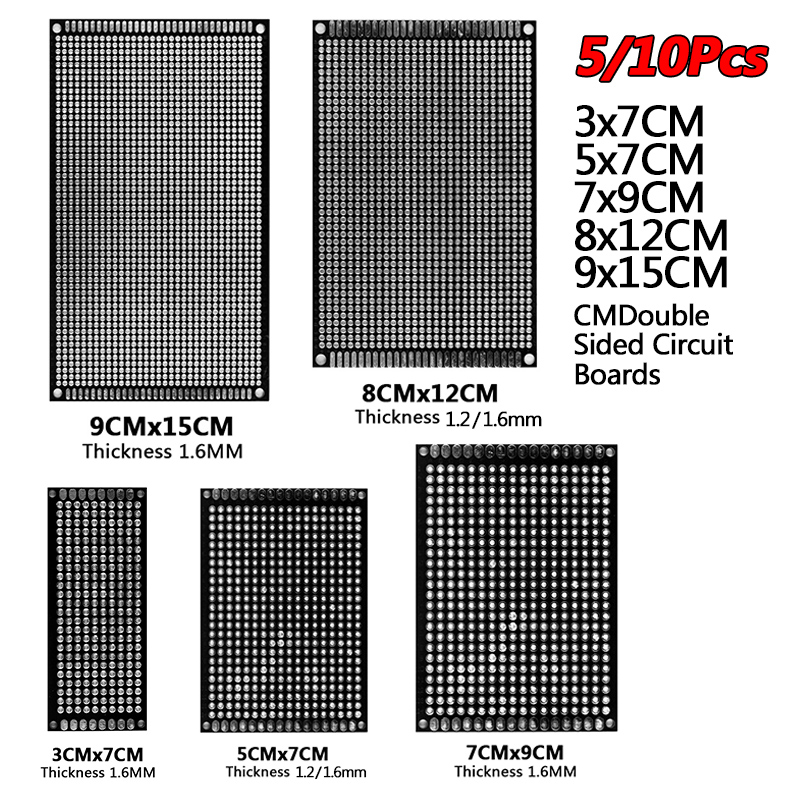5/10PCS PCB 보드 프로토타입 보드 블랙 양면  - Pcb Etching Kit 리뷰 및 가격