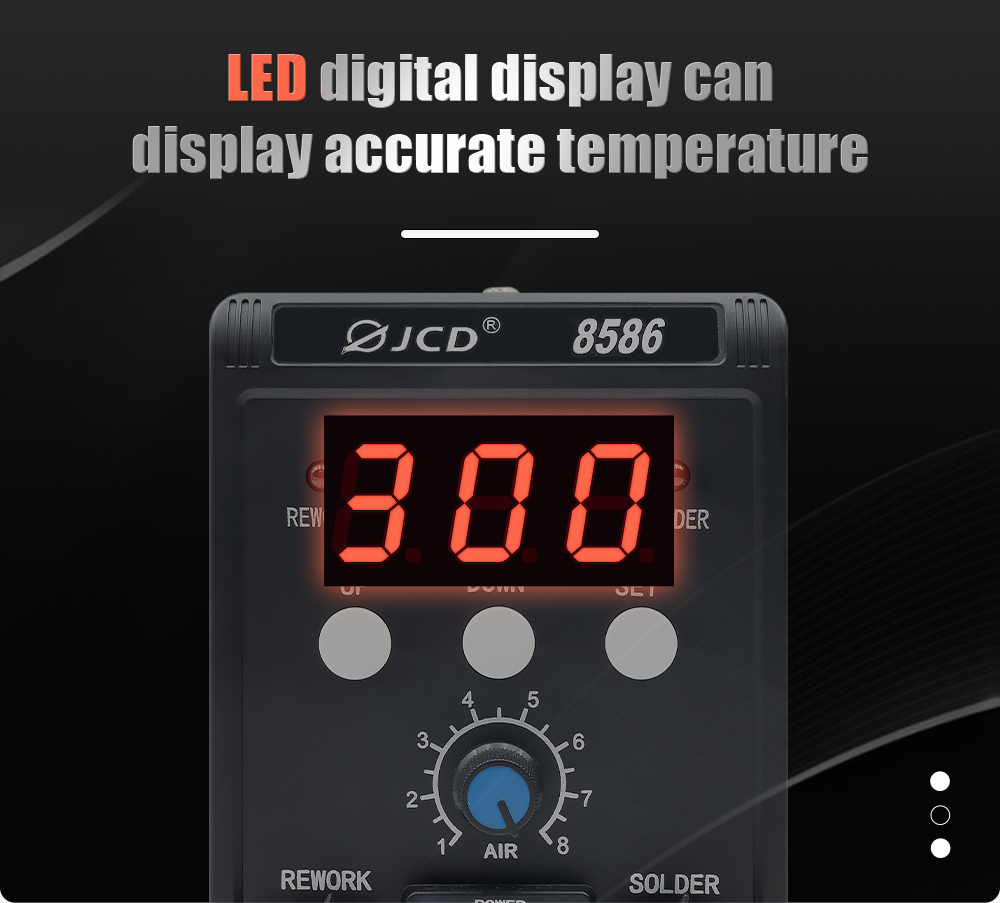 JCD 2 in 1 납땜 스테이션 8586 LED 디지 - Hot Air Rework Station 리뷰 및 가격