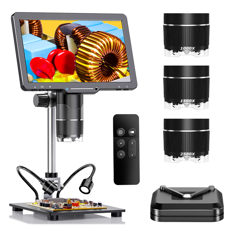 2500X HDMI 디지털 현미경 3 렌즈 2K 비디오 - Diy Microscope For Electronics Repair 리뷰 및 가격