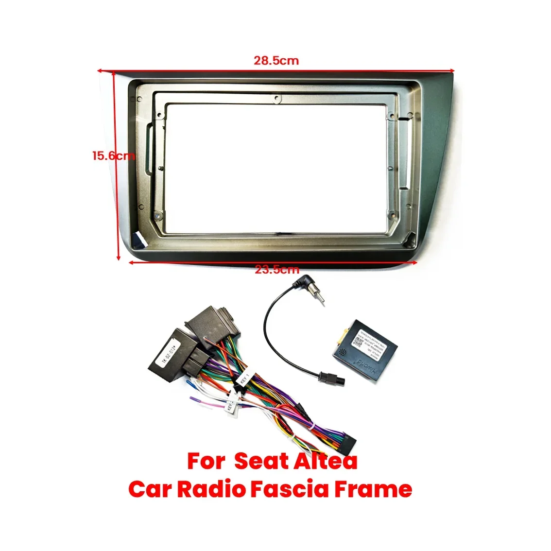 9인치 프레임 2 Din 카 라디오 마감재 (시트 알테 - Diy Electronics Radio 리뷰 및 가격