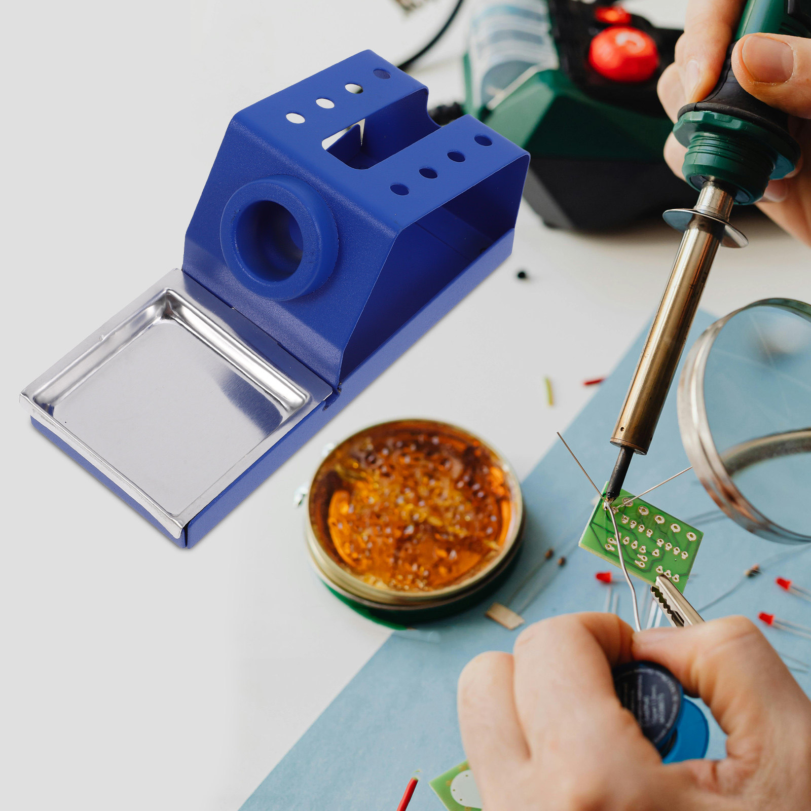헤비 듀티 납땜 작업 스탠드 모든 금속 홀더 DIY 전 - Diy Electronics Repair 리뷰 및 가격