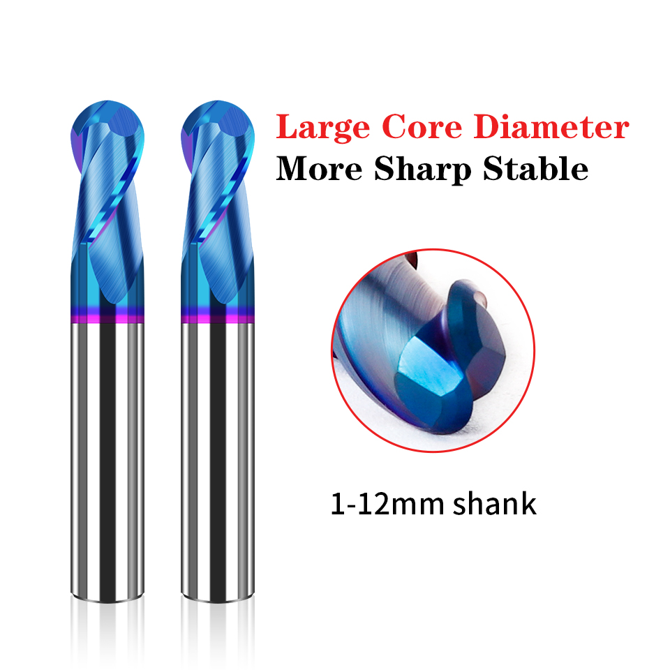 AUGT 볼 노즈 엔드 밀 HRC65 1-20mm 생크 - Diy Cnc Router Electronics 리뷰 및 가격