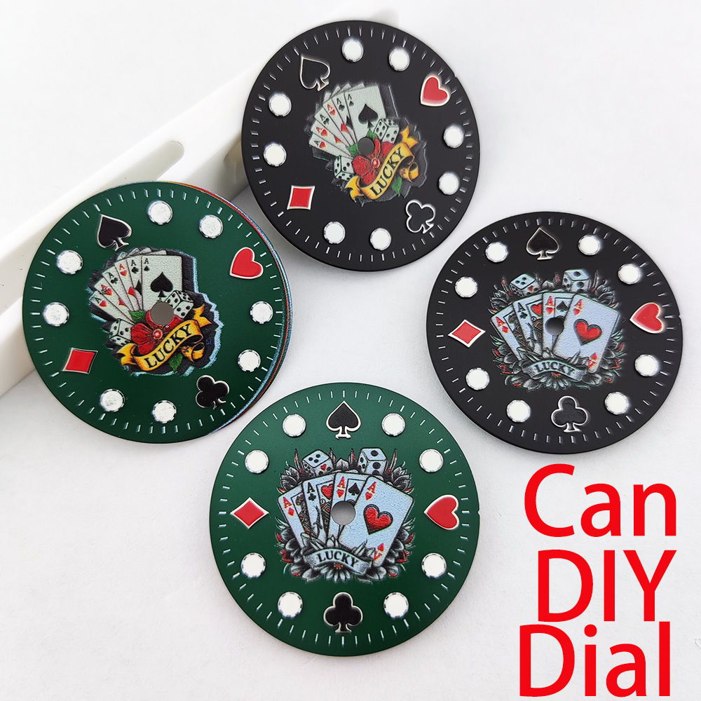 NH35A 다이얼 28.5mm 포커 레이저 프린트 야광 - Diy Electronics Watch 리뷰 및 가격