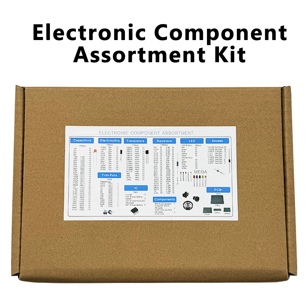 1900개 전자 부품 키트, 커패시터, 저항기, 트랜지 - Diy Electronics Components Kit 리뷰 및 가격