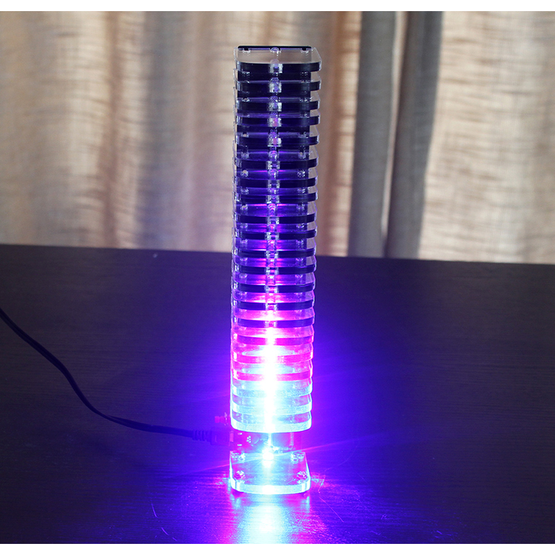 라이트 큐브 LED 음악 리듬 스펙트럼 라이트 키트,  - Diy Electronics Market 리뷰 및 가격