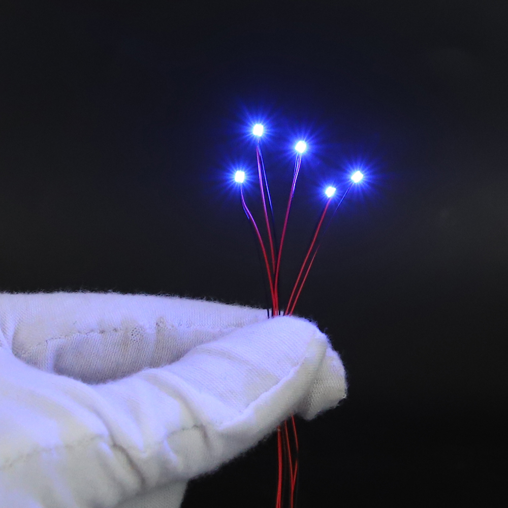 10개/세트 마이크로 LED 램프 칩 3V 사전 납땜  - Diy Electronics Components Kit 리뷰 및 가격