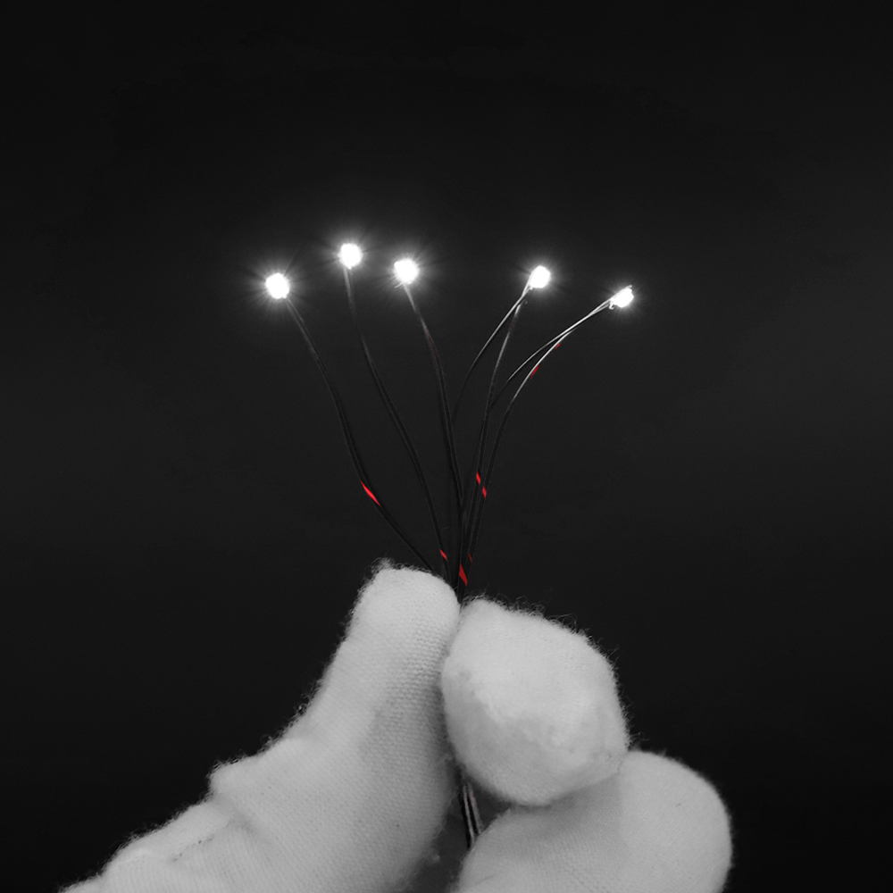 10개/세트 마이크로 LED 램프 칩 3V 사전 납땜  - Diy Electronics Components Kit 리뷰 및 가격