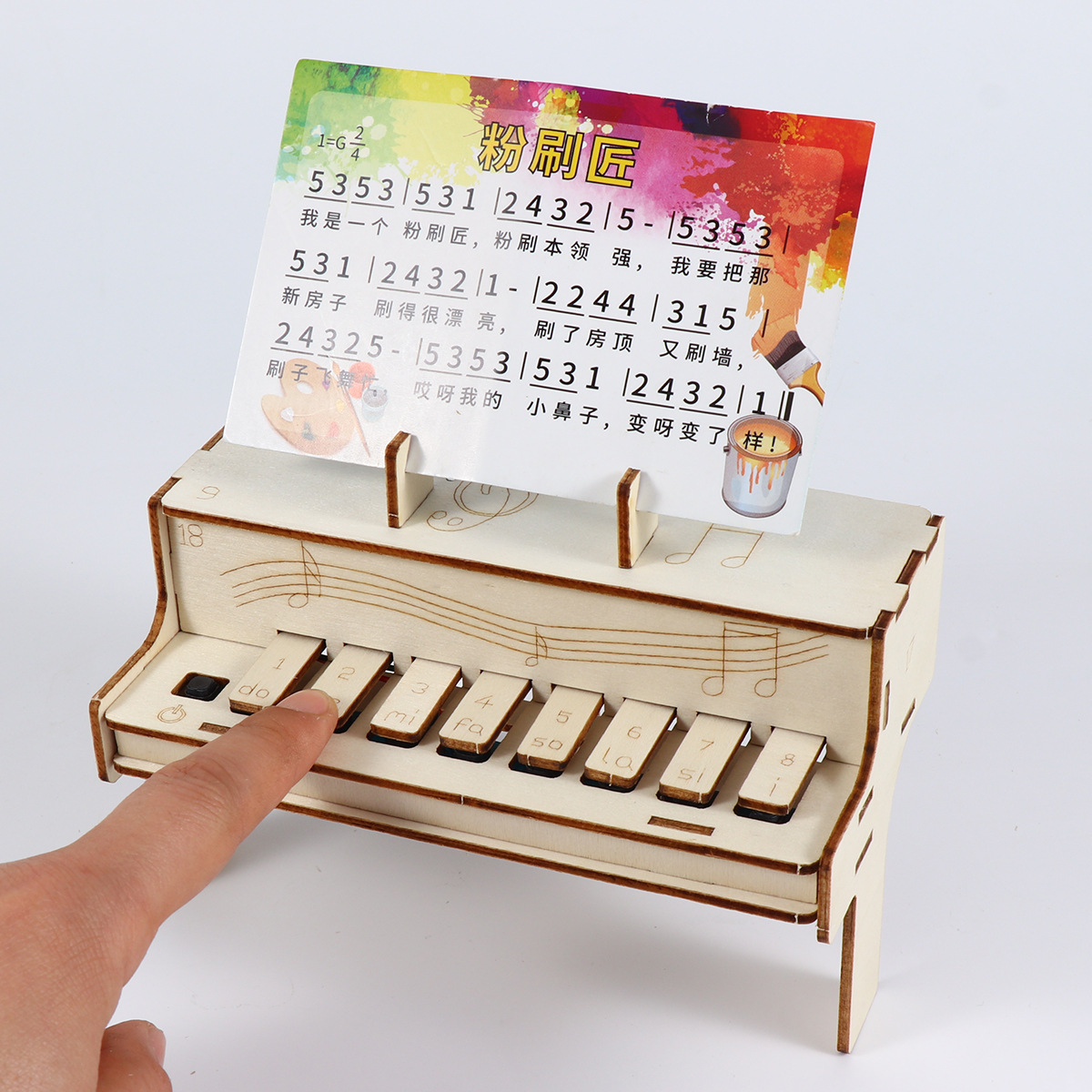 DIY 나무 전자 피아노 모델 STEM 조립 키트 물리 - Useful Diy Electronics 리뷰 및 가격