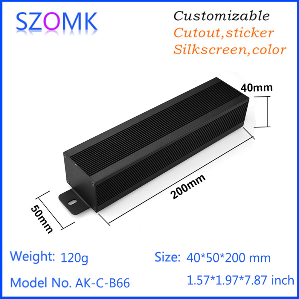 1 조각 40*50*200mm 알루미늄 상자 인클로저  - Diy Enclosure For Electronics 리뷰 및 가격
