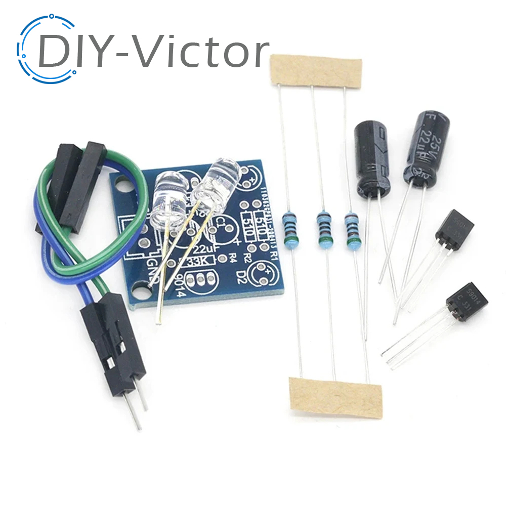 MHT11 간단한 5MM LED 플래시 DIY 키트 D - Diy Electronics Components Kit 리뷰 및 가격