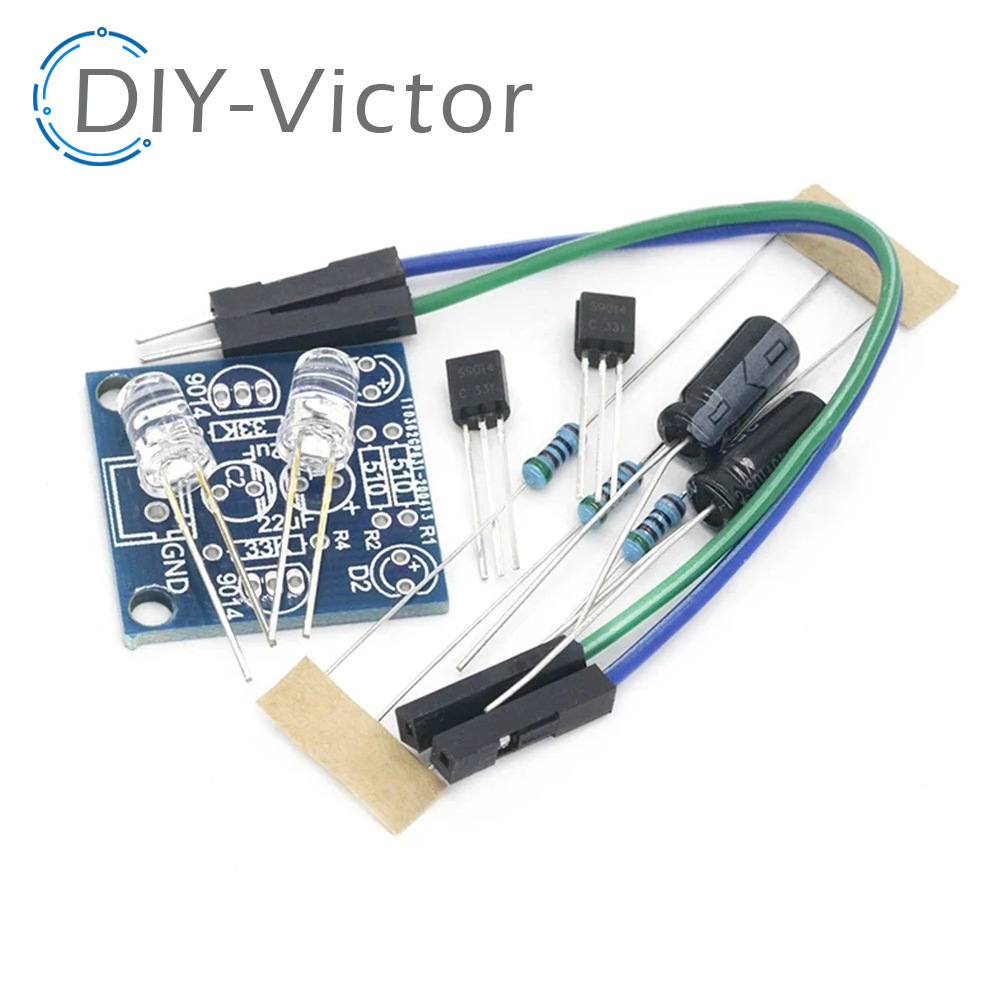 MHT11 간단한 5MM LED 플래시 DIY 키트 D - Diy Electronics Components Kit 리뷰 및 가격