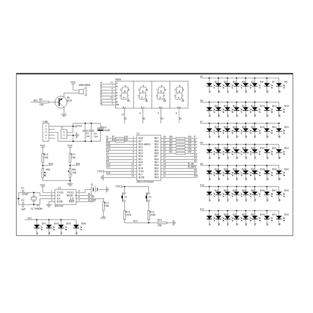 DIY 전자 키트 다기능 하트 모양의 LED 시계 4  - Diy Electronics For Beginners 리뷰 및 가격