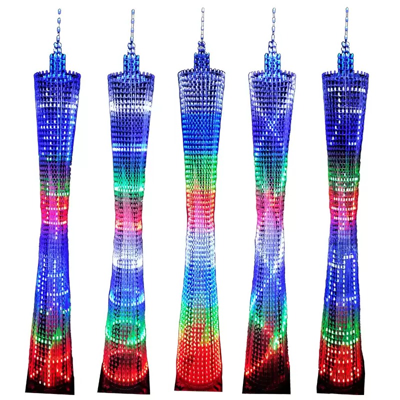 64 레이어 캔톤 타워 DIY 전자 키트 LED 소형  - Useful Diy Electronics 리뷰 및 가격