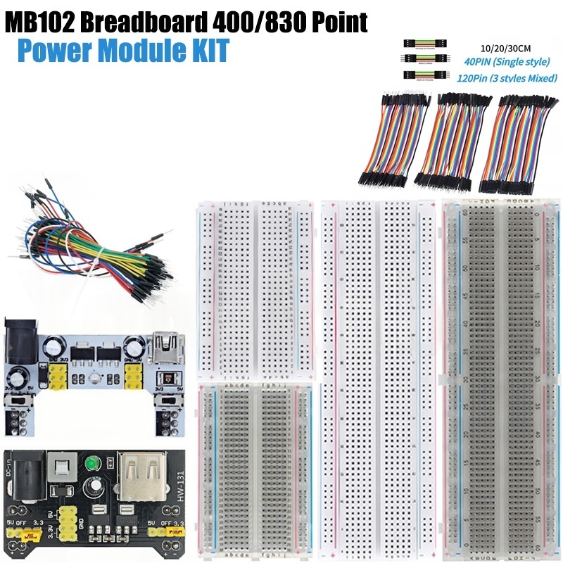 MB-102 MB102 브레드보드 400 830 포인트 - Breadboard Jumper Wire 리뷰 및 가격